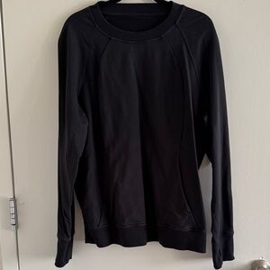 Lululemon Black Crewneck Sweatshirt